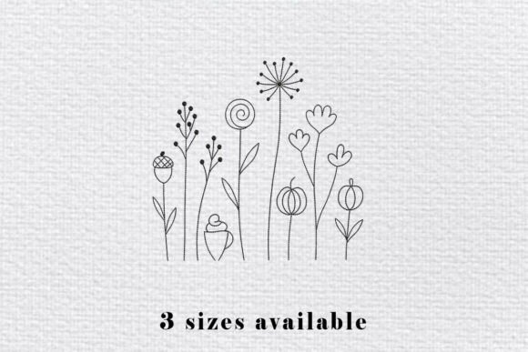 Download Minimal Line Flowers - Line flowers Collection