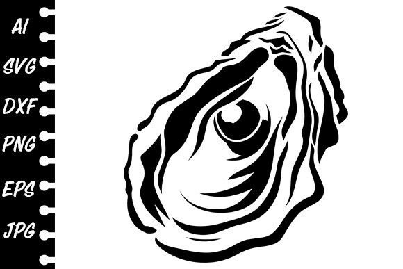 Download Stencil Oyster Shell Pearl - Oyster Collection