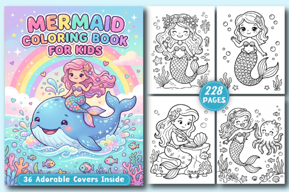 Download Mermaid Coloring Pages for Kids - Coloring Collection