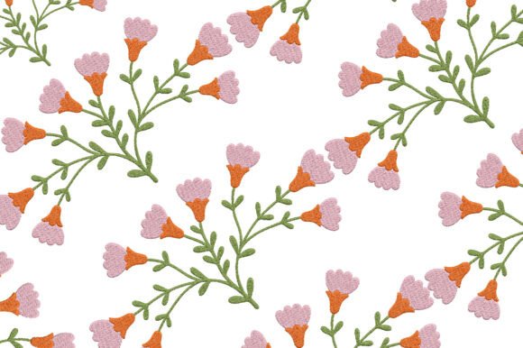 Download Botanical Wildflower Embroidery Design - Botanical Collection