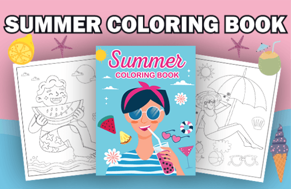 Download Summer Coloring Pages with Book Cover - Coloring Collection