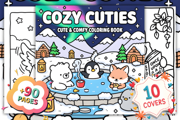 Download Cozy Cuties Cute &amp; Comfy Coloring Pages - Coloring Collection